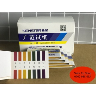 Giấy quỳ tím giấy đo độ ph 1-14 tập 80 tờ