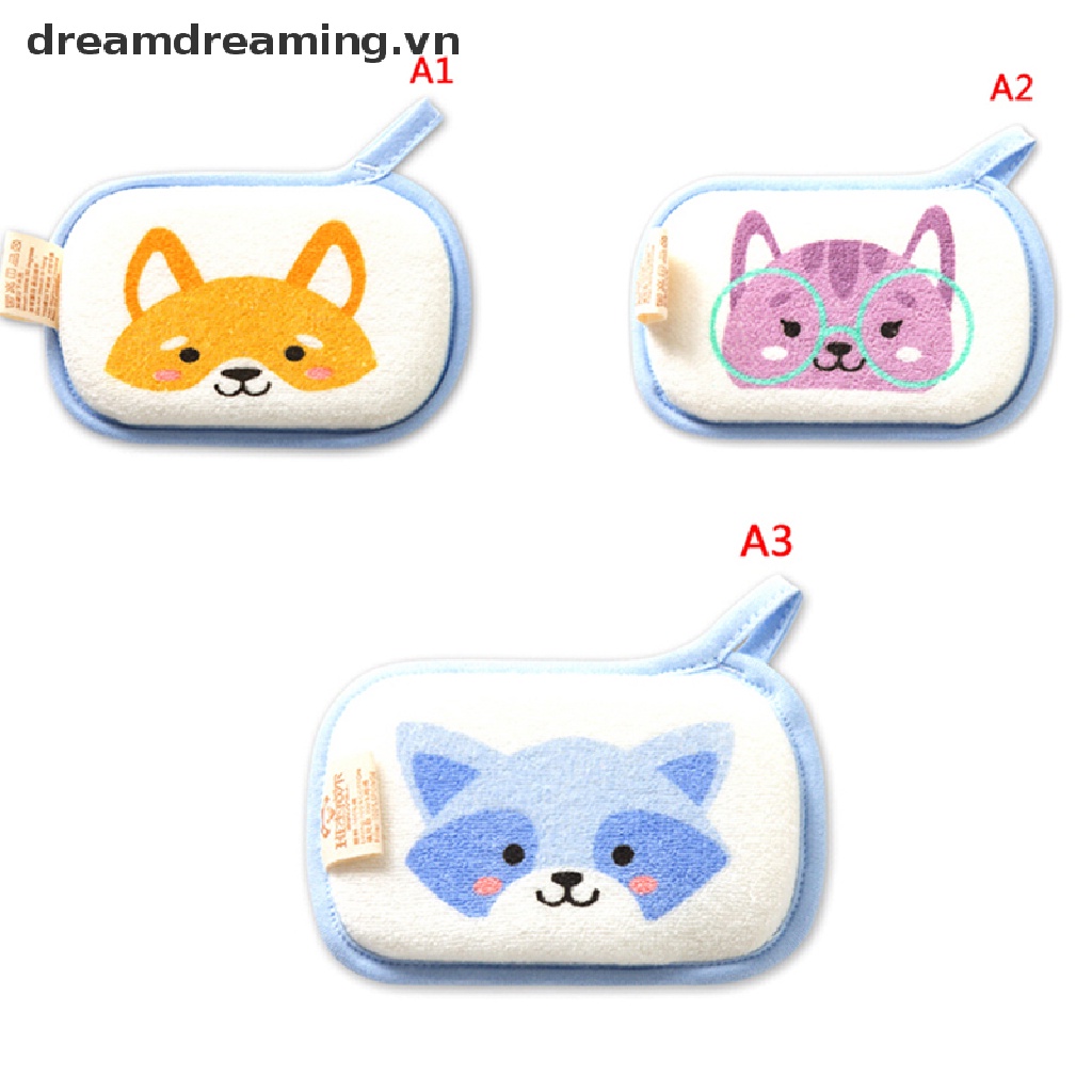 1 Bọt Tắm Mềm Mại Kiểu Hoạt Hình Dễ Thương