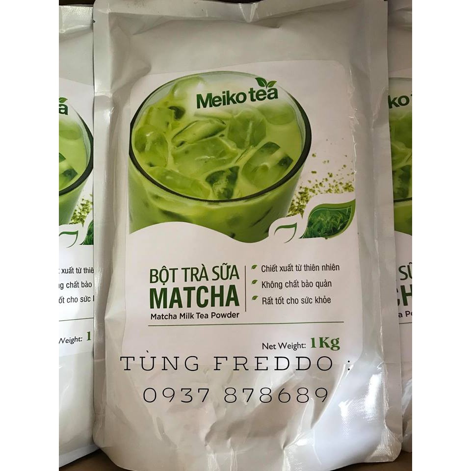 Bột Pha Trà Sữa Matcha MeKo Tea