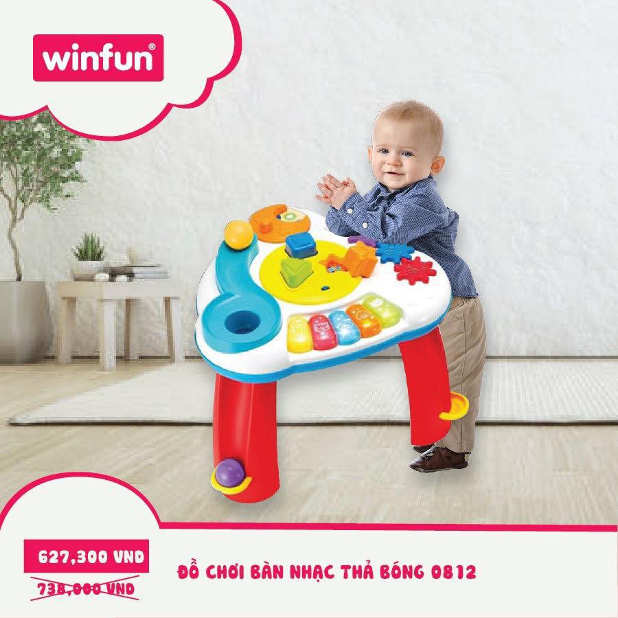 Bàn nhạc thả bóng có đèn nhạc Winfun 0812