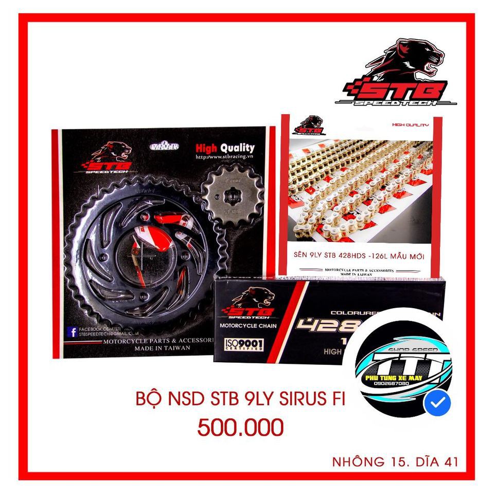 (CHÍNH HÃNG) NHÔNG SÊN ĐĨA STB SIRIUS - TARUS-JUPITER ( FI &amp; XĂNG CƠ)