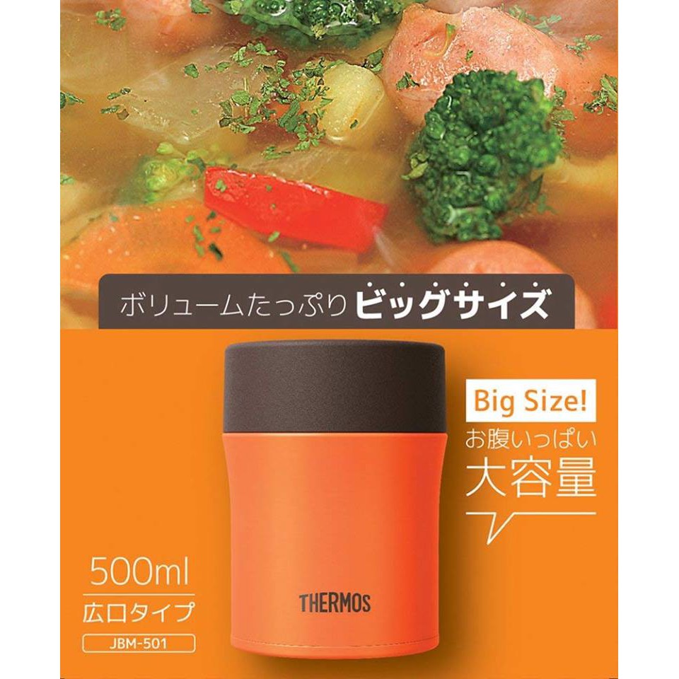 Bình ủ Thermos Cam 500ml