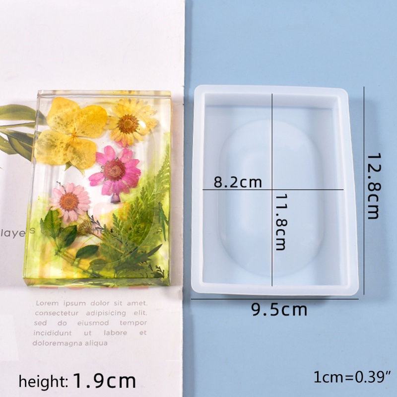 Khuôn Silicone Làm Hộp Đựng Xà Phòng Epoxy UV Thủ Công DIY