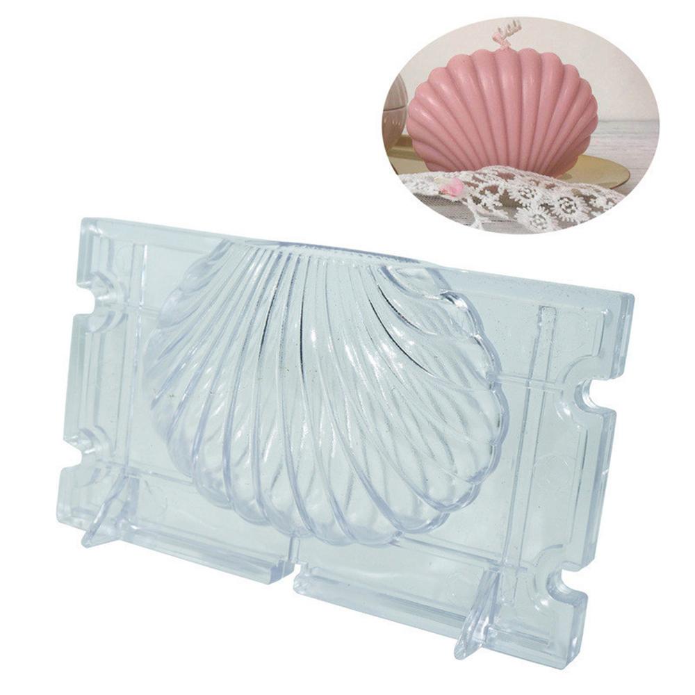 Khuôn Làm Bánh / Xà Phòng / Nến Hình Vỏ Sò 3D Bằng Silicone