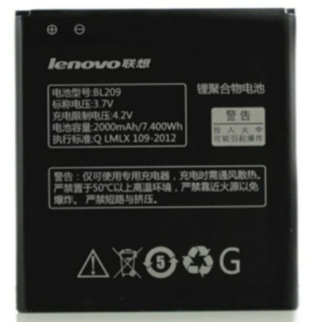 Pin lenovo bl209 xịn bao hanh 6 thang