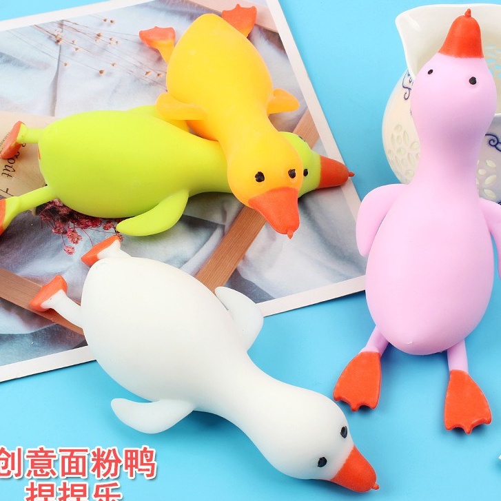 GUDETAMA SQUIShY Con VỊT CÁT Kéo Dài Nhiều Màu Mềm Mịn cực đáng yêu mochi slime bóp bóp kéo kéo cực đã