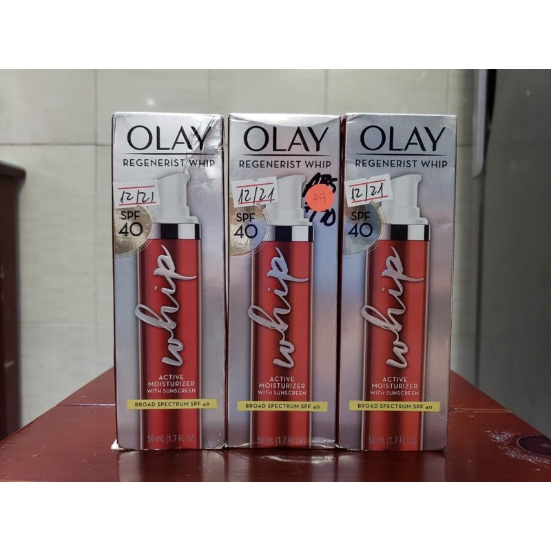 Thanh lý olay whip mỹ olay whip spf 25 spf 40