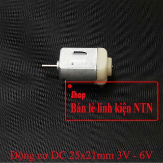 Động cơ DC 25x21mm 3V-6V