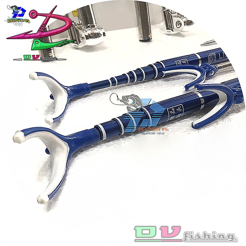 Chống cần câu đài LIEYING, câu đơn. Gác cần cadbon size 2m1-2m4