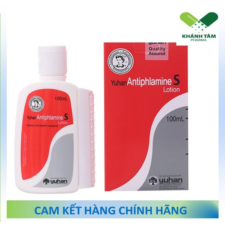 ! Dầu nóng Hàn Quốc Yuhan Antiphlamine S Lotion (Chai 100ml) - Dầu xoa bóp, Antiplamine, Antiplamine