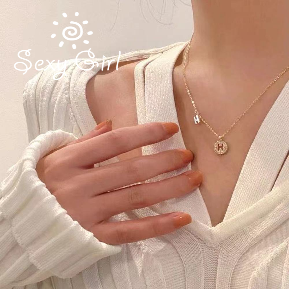 Vòng cổ Mặt Chữ H Thời Trang Dành Cho Nữ