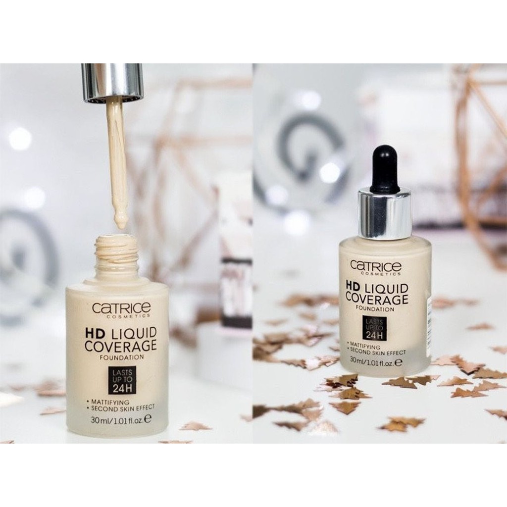 Kem Nền Catrice HD Liquid Coverage Foundation Đức