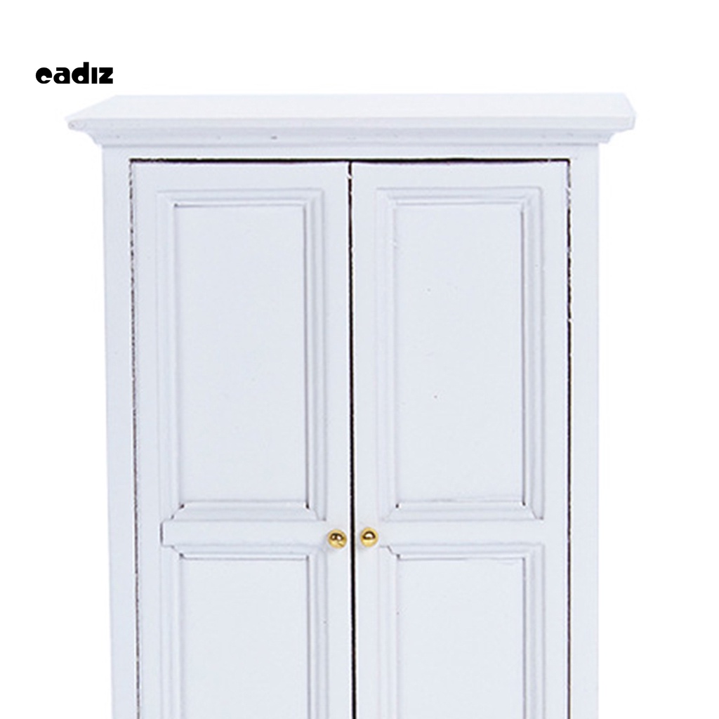 Tủ quần áo mini bằng gỗ dành cho búp bê