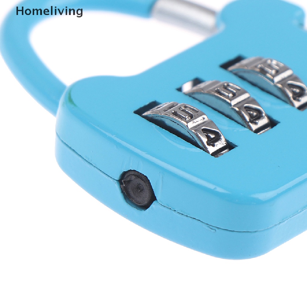 Ổ Khóa Mật Khẩu 3 Số Mini Bằng Kẽm Tiện Dụng Mang Theo Du Lịch