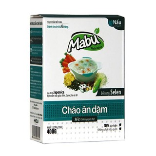Cháo ăm dặm mabu nguyên hạt 400g