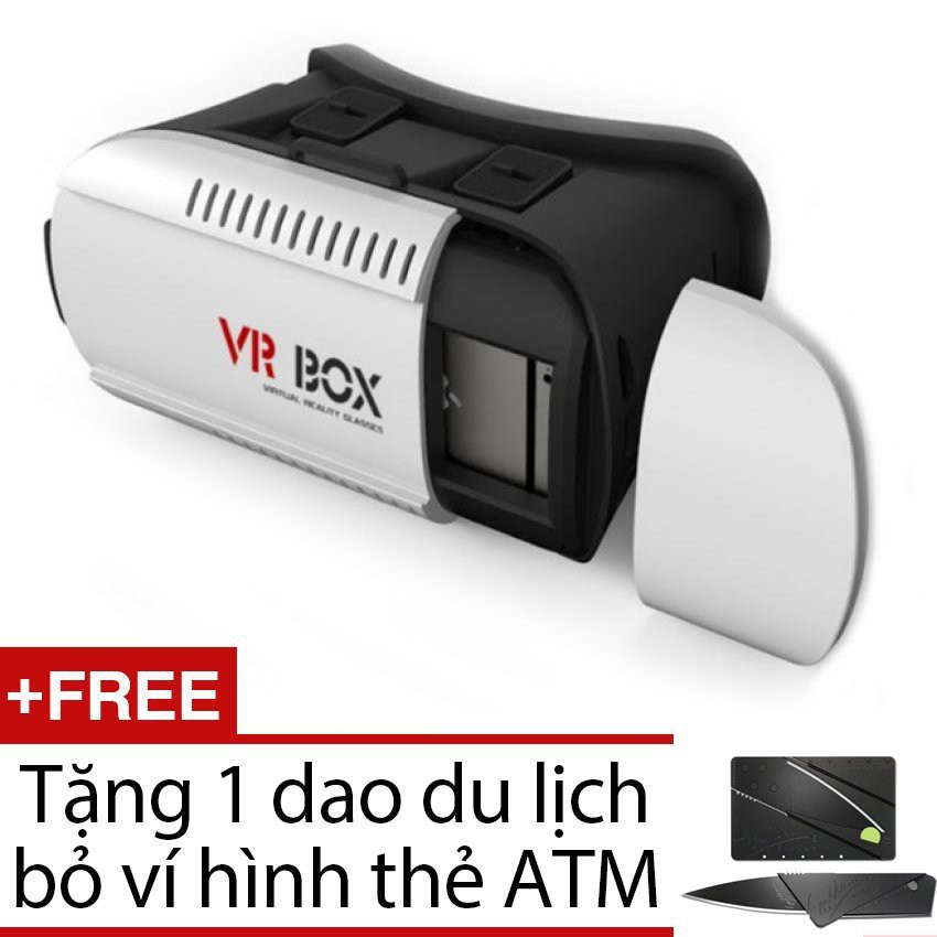 Kính thực tế ảo VR Box 3D + Tặng 1 dao du lịch bỏ ví hình thẻ ATM ( màu đen ) - 3600518 , 1285643480 , 322_1285643480 , 79000 , Kinh-thuc-te-ao-VR-Box-3D-Tang-1-dao-du-lich-bo-vi-hinh-the-ATM-mau-den--322_1285643480 , shopee.vn , Kính thực tế ảo VR Box 3D + Tặng 1 dao du lịch bỏ ví hình thẻ ATM ( màu đen )