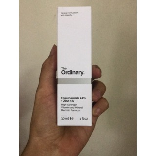 The ordinary niacinamide 10% + zin 1%