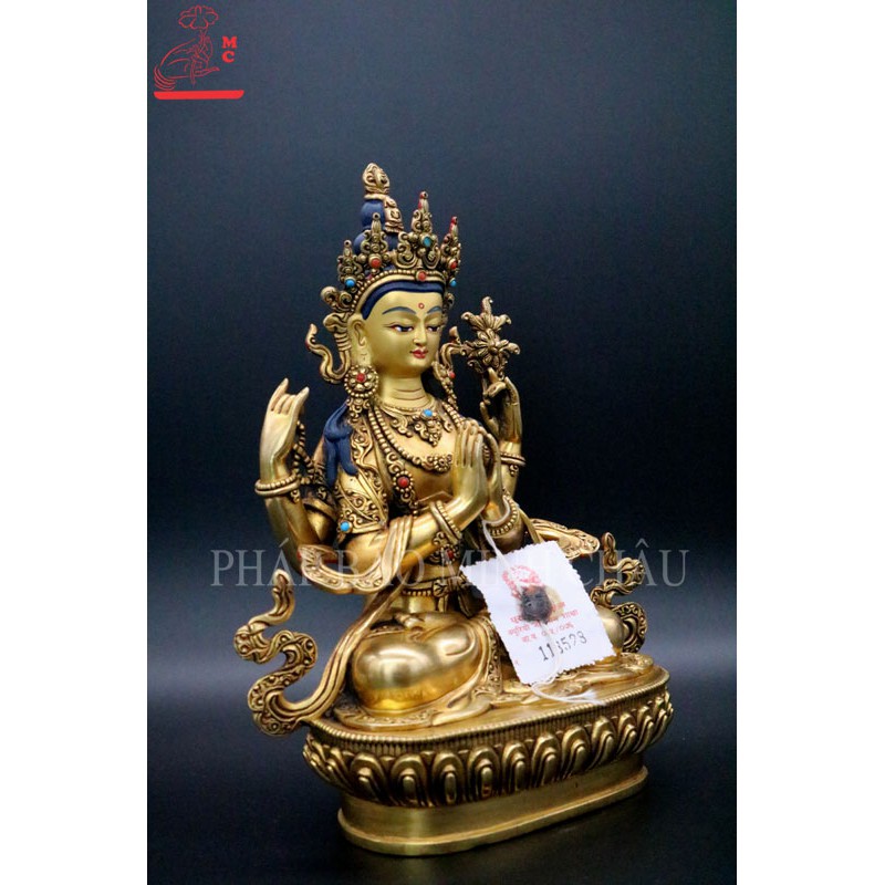TƯỢNG ĐỒNG  NEPAL 9" DÒNG SHAKYA