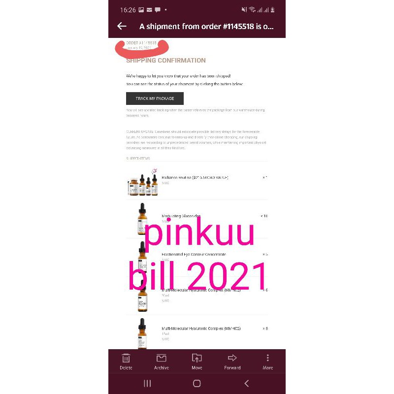 Bill Canada Niod các loại serum dưỡng da | BigBuy360 - bigbuy360.vn