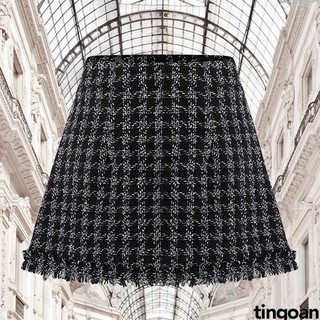  TINGOAN® - Chân váy set tweed tua rua SECRET DREAMER SKIRT BL 