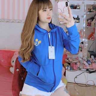 Áo khoác thun da cá chuột mickey dầy dặn siêu đẹp hình thật shop chụp