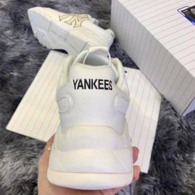 Giày sneaker MLB ⚡️𝐅𝐑𝐄𝐄 𝐒𝐇𝐈𝐏⚡️ Giày 𝙈𝙇𝘽 𝙉𝙔 đế liền chữ vàng  hàng cao cấp   đủ size nam nữ fuil boxbill