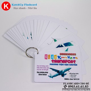 Flashcard tiếng Anh cho bé KatchUp - Giao Thông