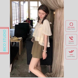 Sét áo baby doll kèm quần short siêu dễ thương - BICO STUDIO BC283