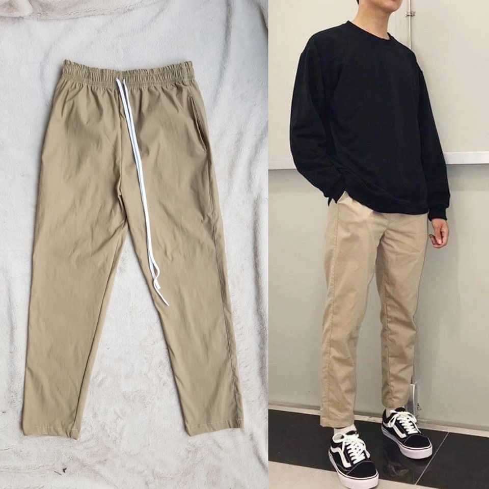 Quần Daddy Pant kaki Unisex