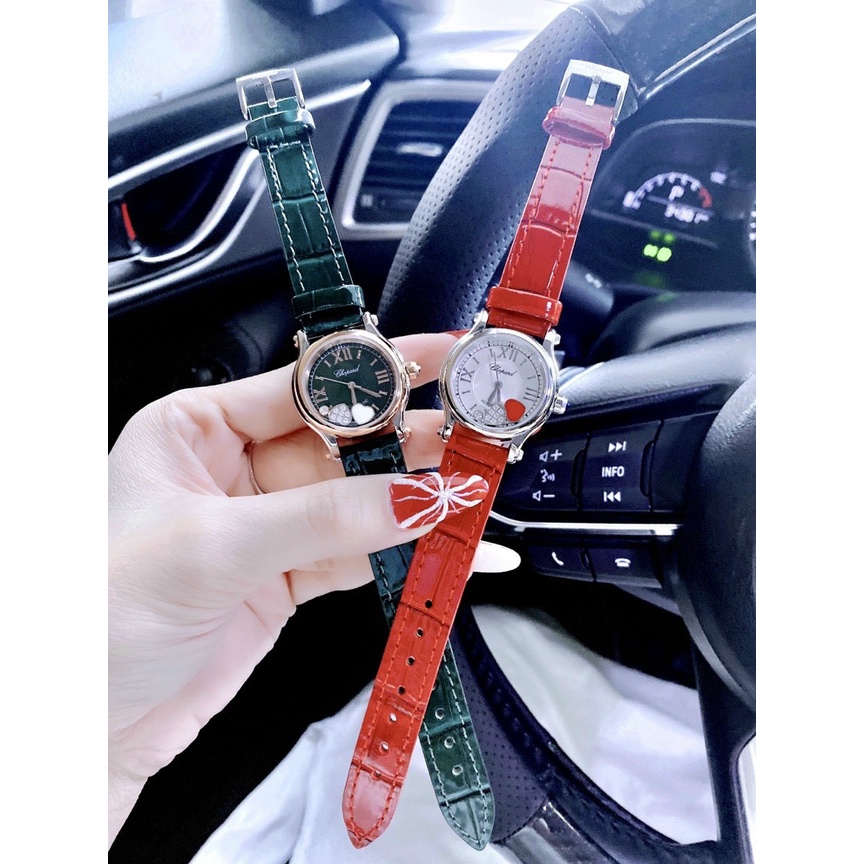 [FULL BOX] Đồng hồ nữ CHOPARD HAPPY SPORT RED - 30mm- Máy Japan core- bảo hành 24 tháng | BigBuy360 - bigbuy360.vn