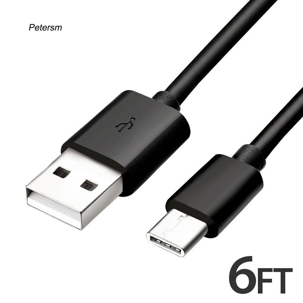 Dây cáp sạc nhanh USB Type-C ptsm _ 2M cho HUAWEI Samsung Galaxy HTC