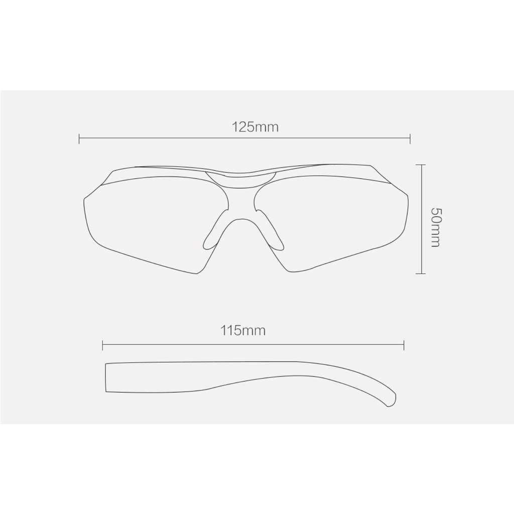 Kính Thể Thao phân cực CAO CẤP Xiaomi TS GTR002-5020