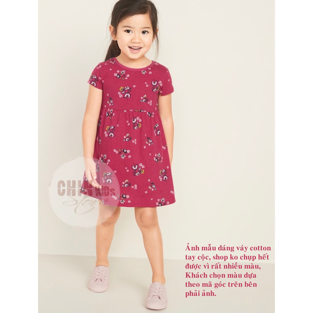 [19kg-35kg][V9] Váy cho bé gái cotton VNXK mềm co giãn size đại