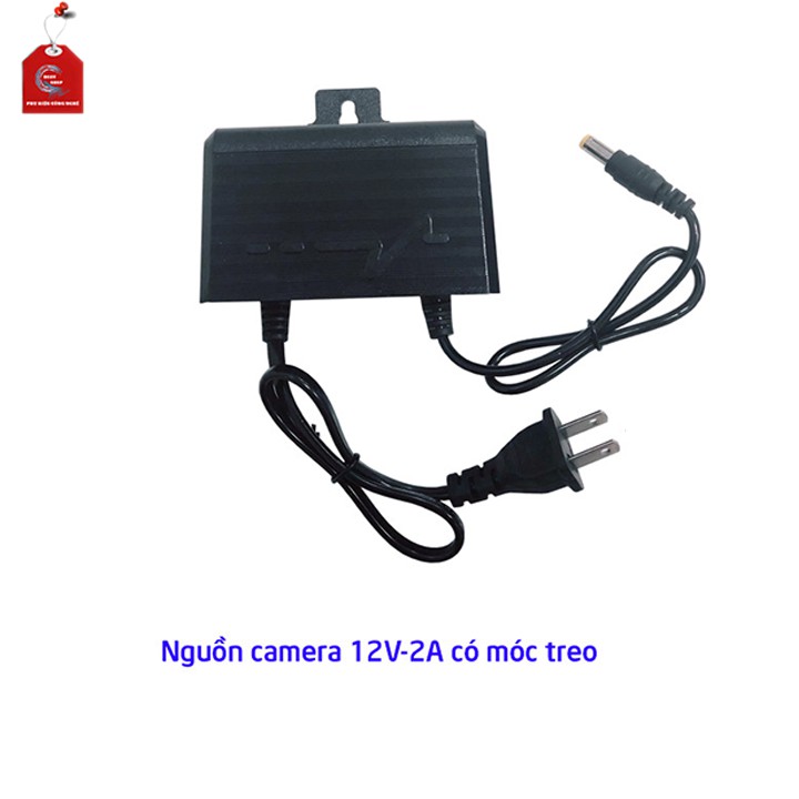 Nguồn Camera ngoài trời 12V-2A Chống nước