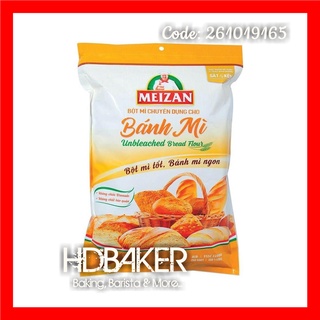 Bột mì làm BÁNH MÌ MEIZAN - Gói 1kg (BỘT NGUYÊN, KO CÓ MEN)