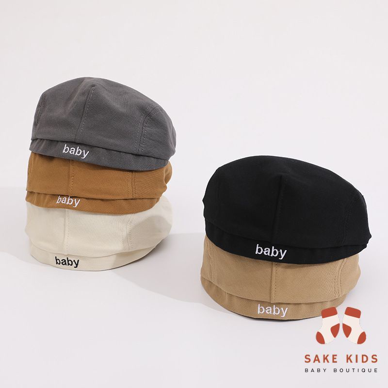 Mũ beret Baby cho bé - Mũ nồi lưỡi trai phong cách Hàn Quốc lịch lãm cho bé trai bé gái từ 3-5 tuổi MN03
