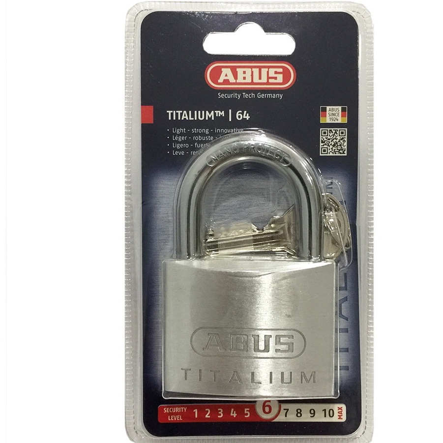 Khóa Siêu Nhẹ ABUS Titalium 64Ti/60