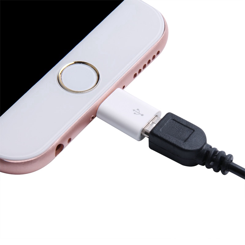 [Mã CBEL06 giảm 20% đơn 50k] Đầu Chuyển Đổi Từ Cổng Micro Usb Sang Giắc Cắm 8 Pin Cho Ios 8