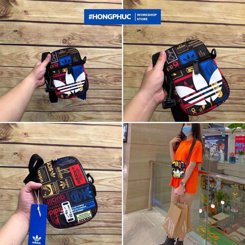 Túi đeo chéo M mini nam nữ unisex minibag, thiết kế gọn gàng và tiện dụng [ HONGPHUC ]