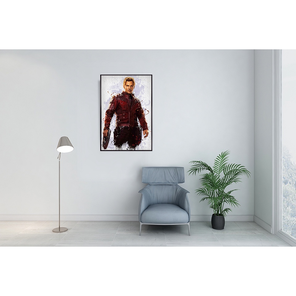 Tranh dán tường trang trí in hình siêu anh hùng Marvel MS: 249