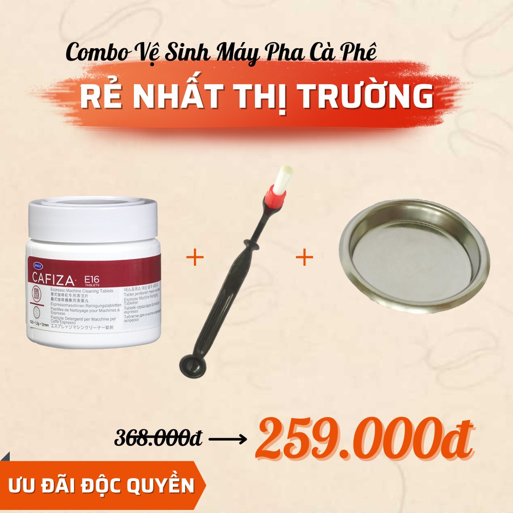 Thuốc vệ sinh máy pha cà phê, bột rửa vòi chiết suất máy pha espresso Urnex Cafiza xuất xứ Mỹ - Message Coffee