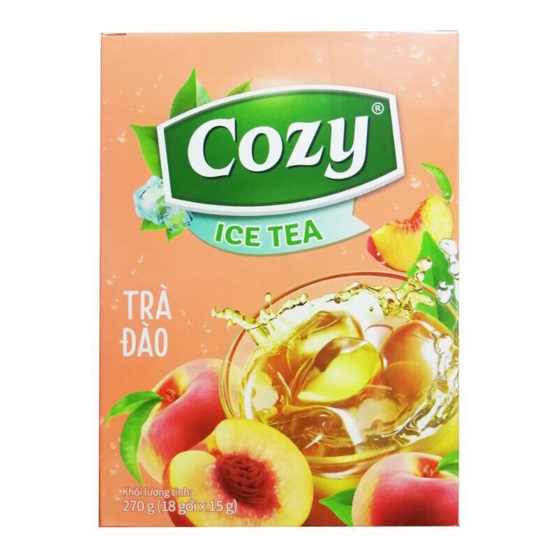 (Đủ Vị) Trà Cozy Ice Tea Hoà Tan Hộp 18 Gói