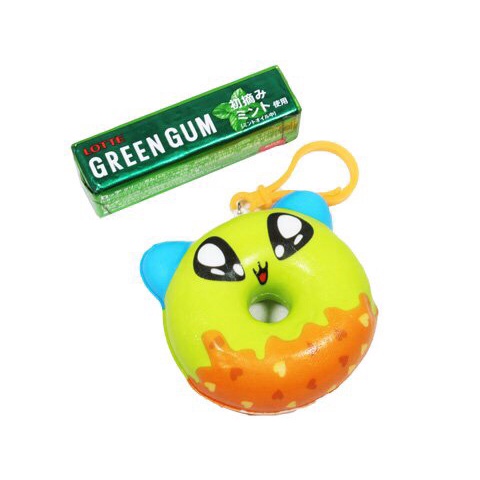 Squishy bánh DONUT kèm móc khoá  🍑🍉🥭
