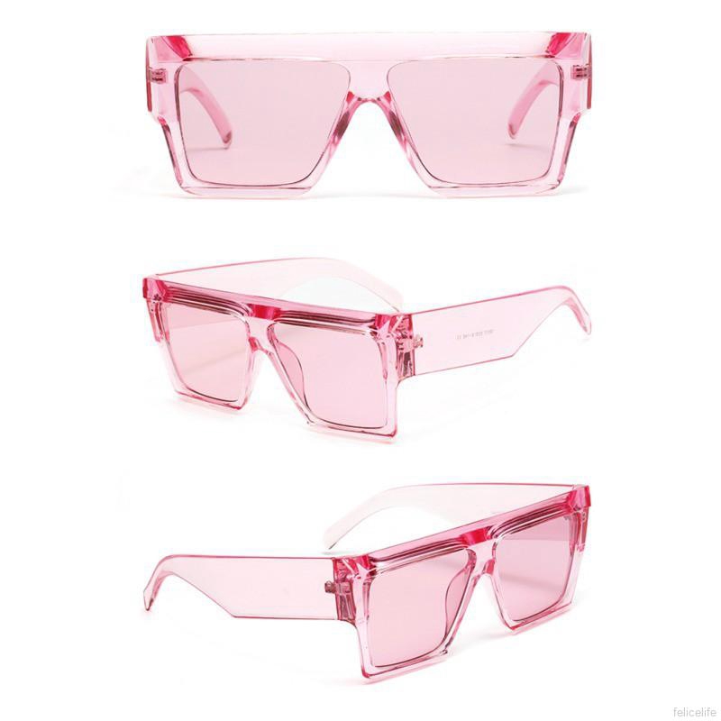 Kính râm nữ gọng nhựa PC tròng vuông nhiều màu | BigBuy360 - bigbuy360.vn