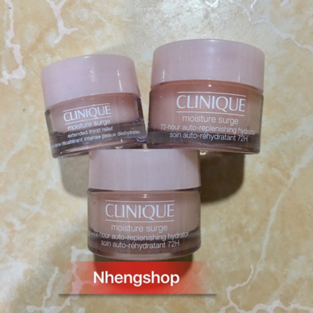 [minisize 15ml] Kem dưỡng ẩm Clinique Moisture Surge 72h / 100h