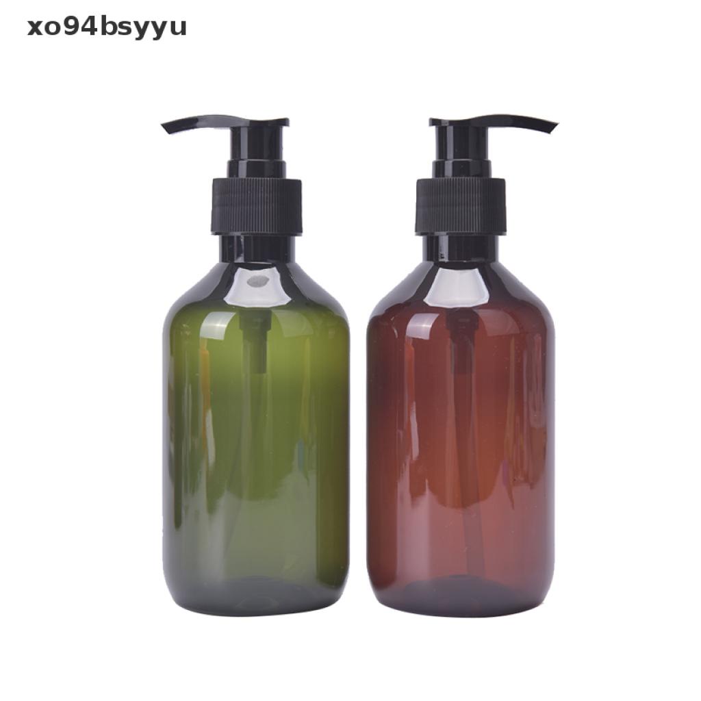 Chai Nhựa Rỗng Màu Hổ Phách Kèm Đầu Bơm Mẫu Thử Xo94Bsyu