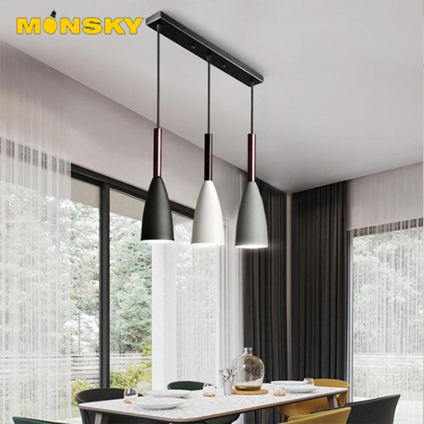 Đèn thả MONSKY LYLAMP trang trí phòng ăn, bàn ăn cao cấp hiện đại - kèm bóng LED chuyên dụng.