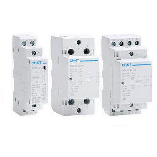 Khởi động từ 1, 3 pha CHINT NCH8-25/20 NCH8-40/20 NCH8-63/20 NCH8-63/22 2NO 2NC 220V contactor NCH 8 63A, 40A, 25A