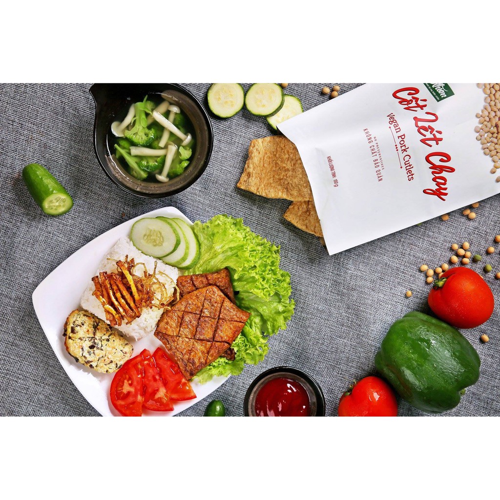 [SIÊU DINH DƯỠNG] Cốt Lết Chay An Nhiên, Thịt Chay, Thực Phẩm Chay Dinh Dưỡng, Thuần Chay Healthy, Đồ Ăn Chay