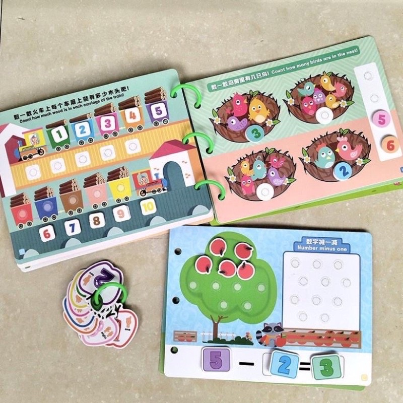 Đồ chơi giáo dục sớm Montessori baostore toán học thông minh đầu đời cho bé
